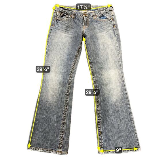 Refuge Jeans-Womens Bootcut Flare Stretch-Blue Medium Wash-Size 13S - Picture 2 of 16